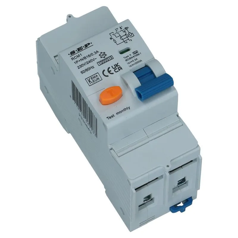 Aardlekautomaat HI B 50A 1 polig + nul Type A[G] 30mA 10kA