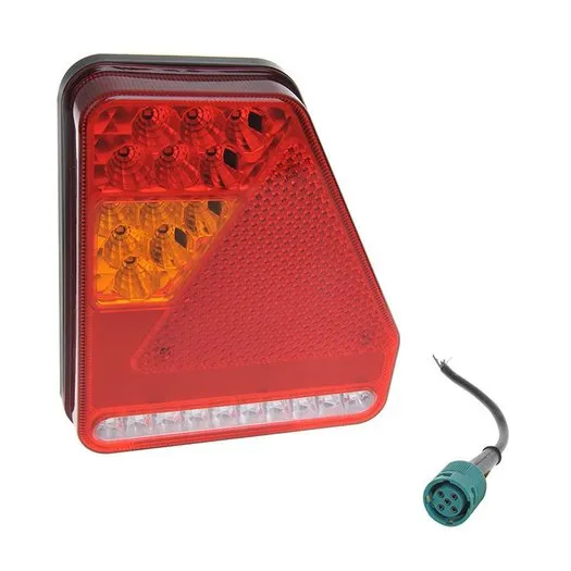 Achterlicht 5 functies 208x188mm 22LED rechts UK