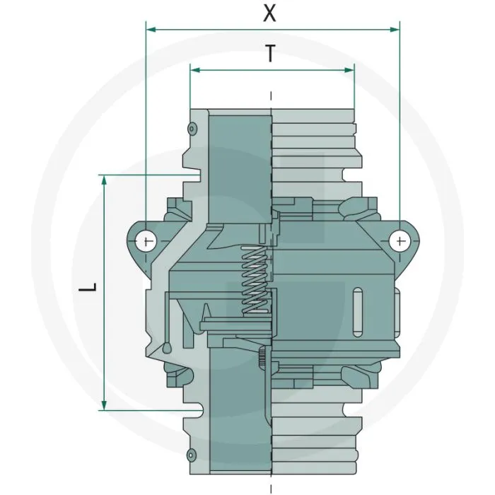 Arag arag terugslagklep t5 69mm 77mm 7bar
