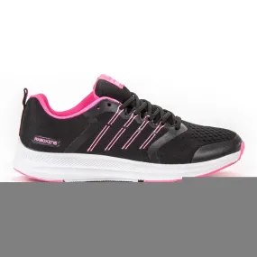 Ax Boxing Lichte sportschoenen zwart roze