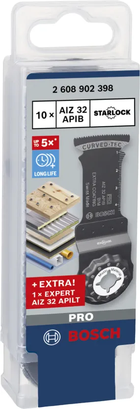 BOSCH 10x BIM wood & metal blad + 1x EXPERT multi material blad