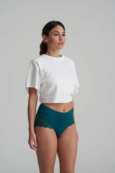 COLOR STUDIO TAILLESLIP MET KANT 0521631  JASPER GREEN