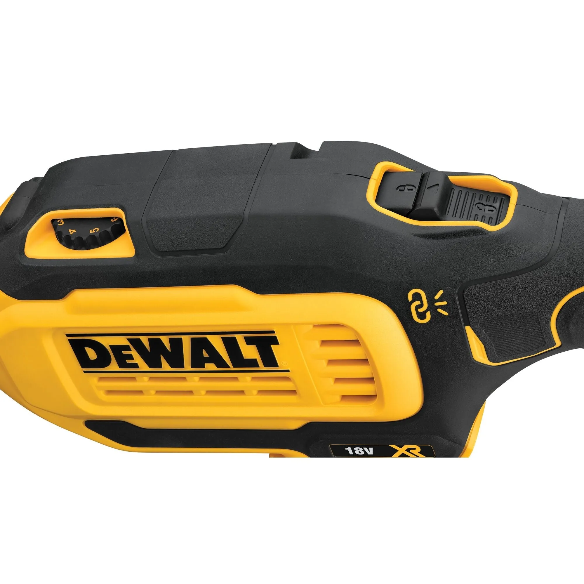 DEWALT DCE800T2QW 18V XR LANGNEKSCHUURMACHINE 225MM