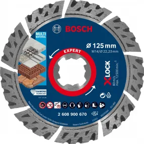 DIAMANTZAAG X-LOCK Ø 125 MM BOSCH EXPERT MULTI MATERIAL
