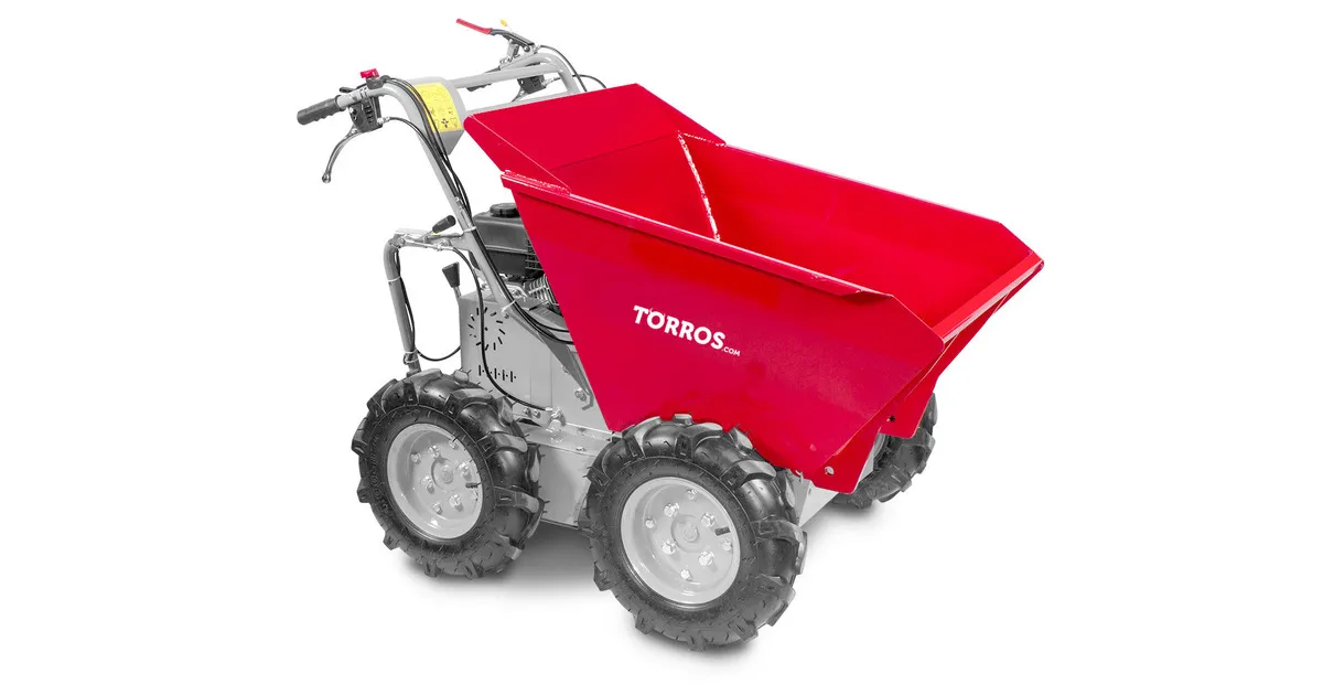 Dumper manuele kipbak 300kg 6,5pk 4 snelheden  Torros