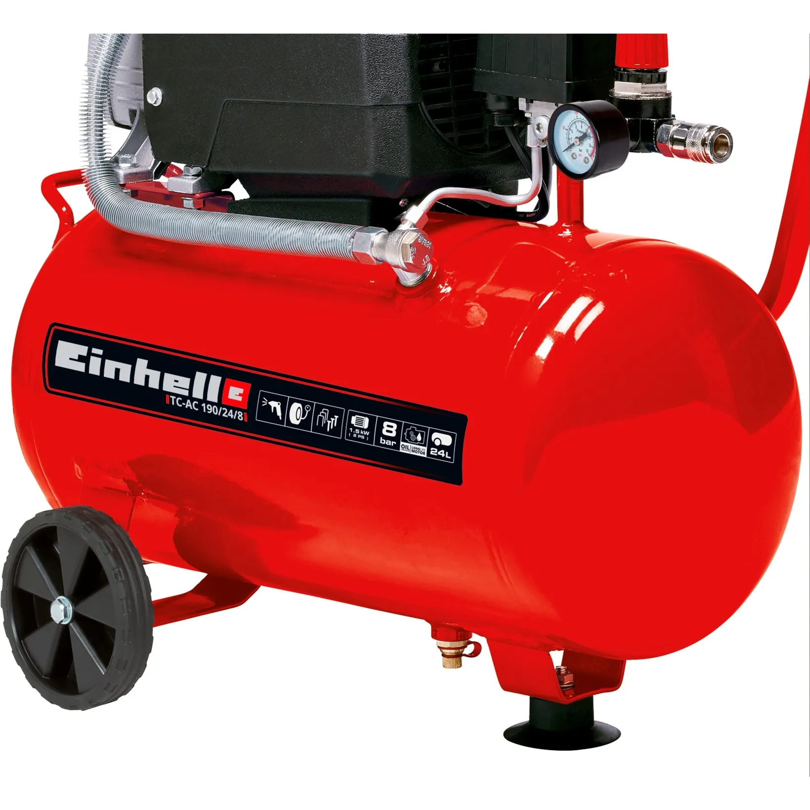 EINHELL COMPRESSOR TCAC 190/24/8 (ROOD)