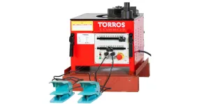 Elektrische betonstaalbuiger buigen betonstaal van 6 tot 25 mm 0° tot 180° 1,7 kW 230V Torros