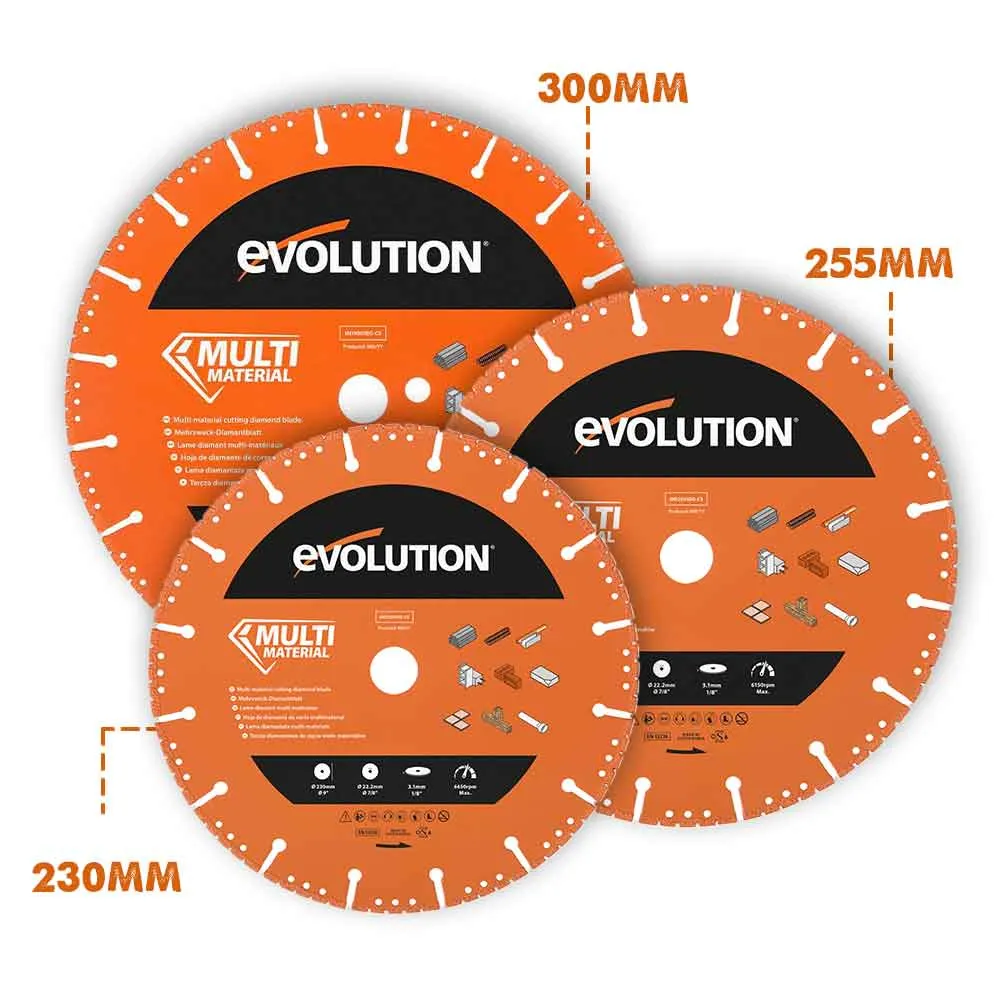 EVOLUTION 300MM DIAMANTBLAD MULTI MATERIAL | MD300SEGCS