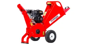 Hakselaar houtversnipperaar 80 mm op benzine 6,5 PK motor Torros