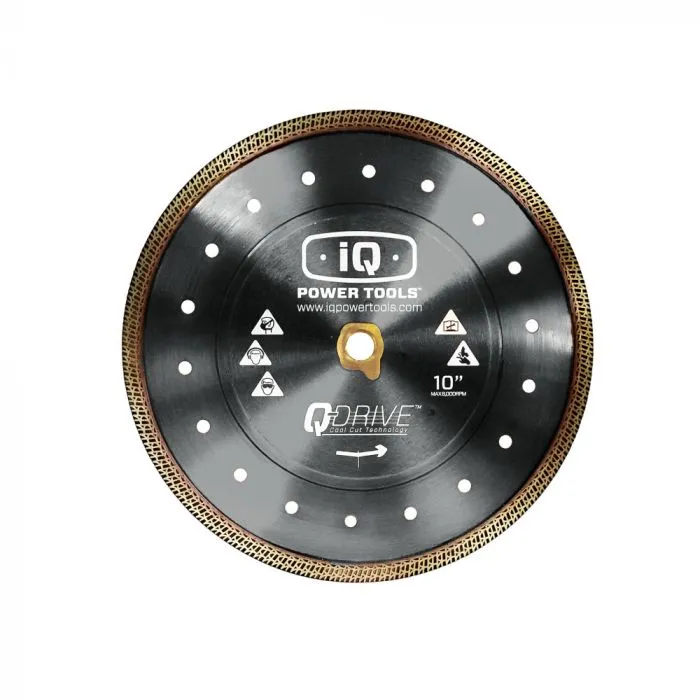 IQ POWER TOOLS TLD254 QDRIVE DIAMANTZAAGBLAD 254 MM HARD MATERIAL