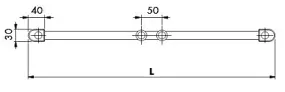 Korado Koralux KLTM handdoekradiator vlak wit mm H70 B45 287W