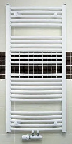Korado Koralux KRTM handdoekradiator gebogen wit mm H182 B60 1005W