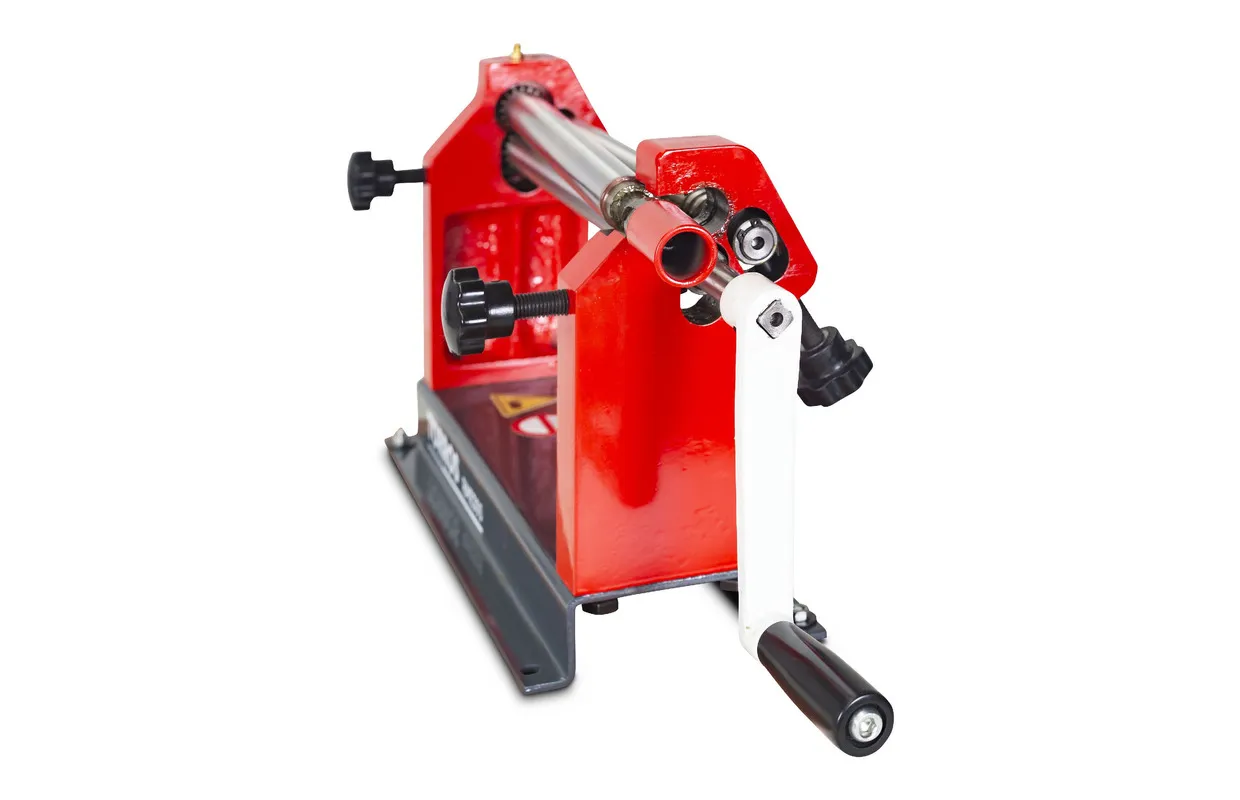 Manuele plaatwals 3 rollen werkbreedte 305 mm plaatdiktes tot 0,8 mm in staal Torros