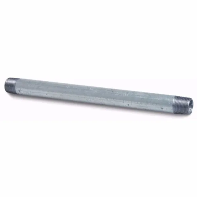 Mega Nr. 23 Pijpnippel staal verzinkt 1 1/4 inch buitendraad 400 mm