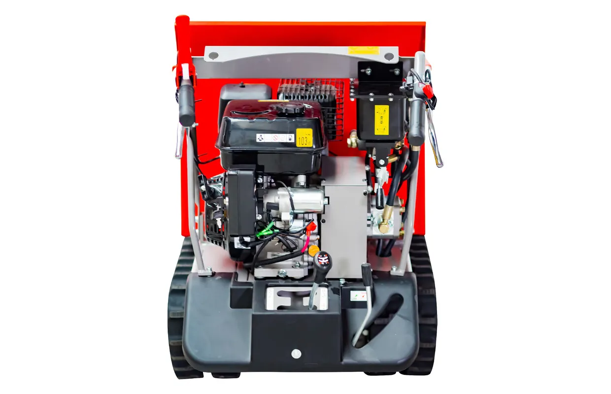 Mini rupsdumper kipbak 500kg 9pk 8 snelheden elektrische start  Torros