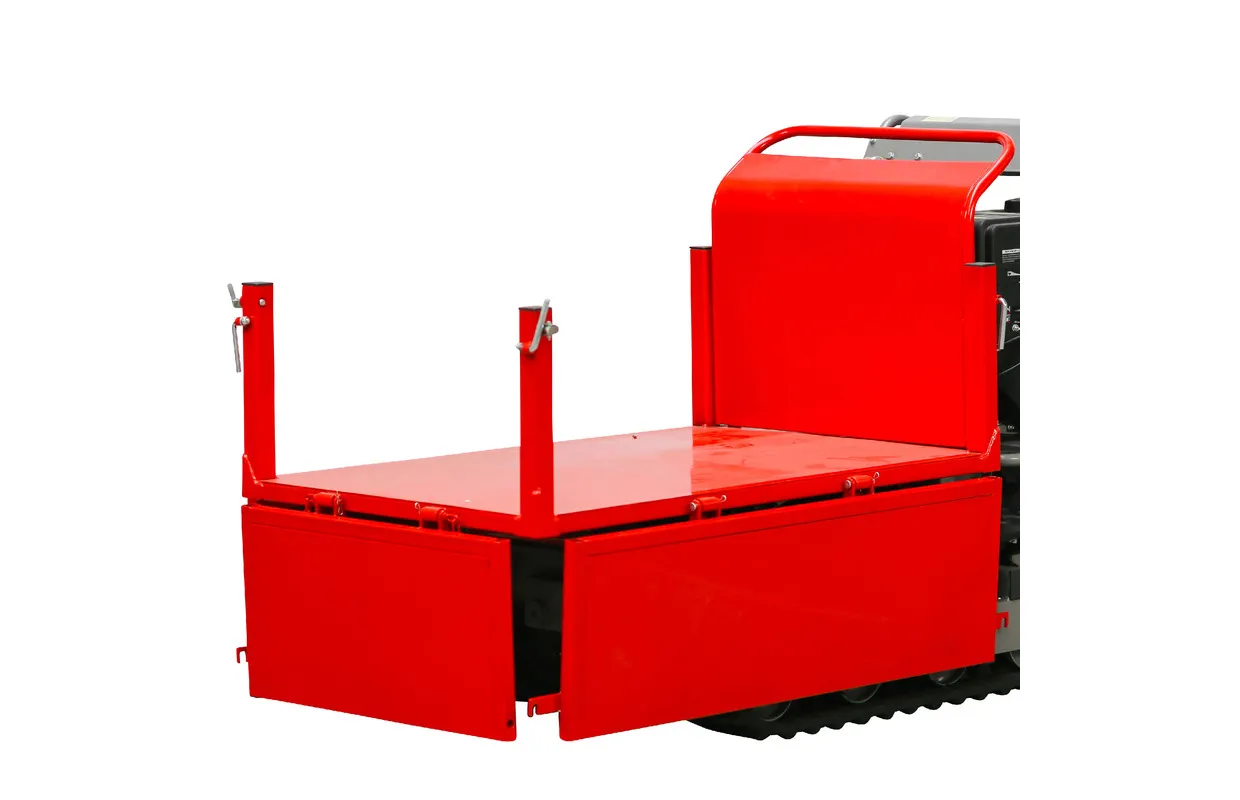 Mini rupsdumper vlakke kipbak 500kg 9pk 8 snelheden elektrische start  Torros
