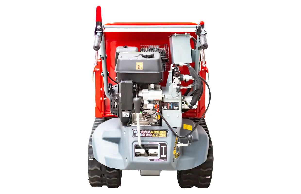 Mini rupsdumper vlakke kipbak 500kg 9pk 8 snelheden elektrische start  Torros
