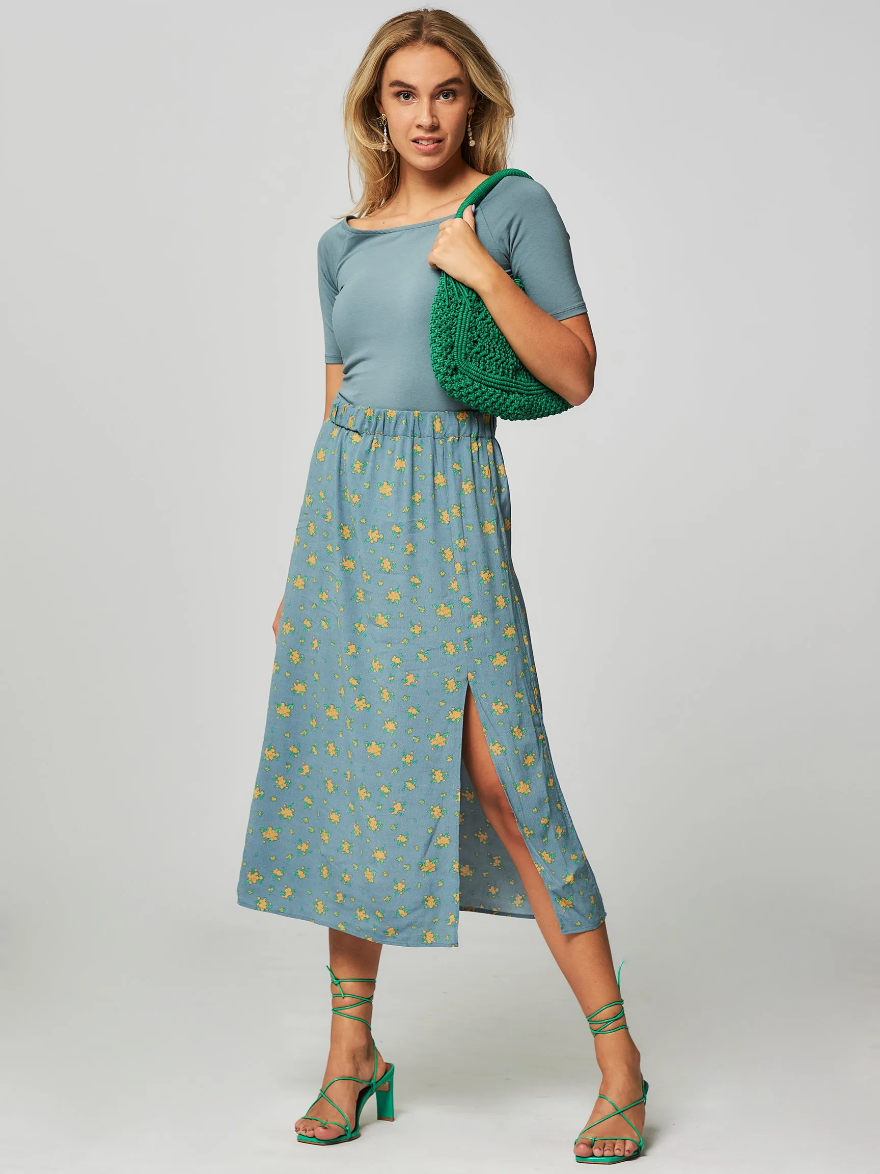 Modstrom Tucker, viscose rok met print