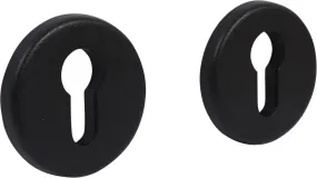 OXLOC CILINDERROZET ALUMINIUM MAT ZWART ROND Ø56MM TOULOUSE