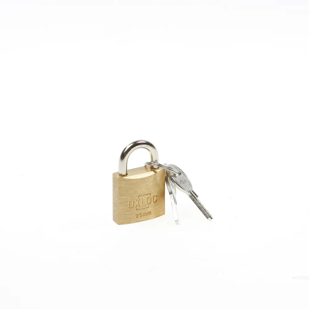 Oxloc Hangslot cilinder messing 25mm