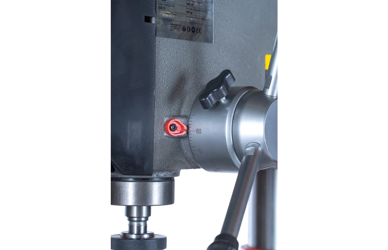 Professionele kolomboormachine boren tot ø 20 mm opname MK2 600W 230V 12 snelheden 71 kg Torros