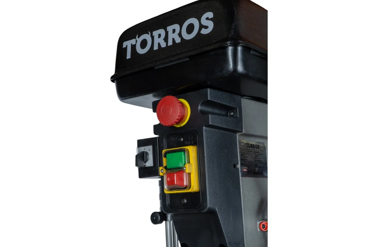 Professionele kolomboormachine boren tot ø 32 mm MK4 1,5 kW 400V met essentiiële toebehoren en koeleenheid Torros