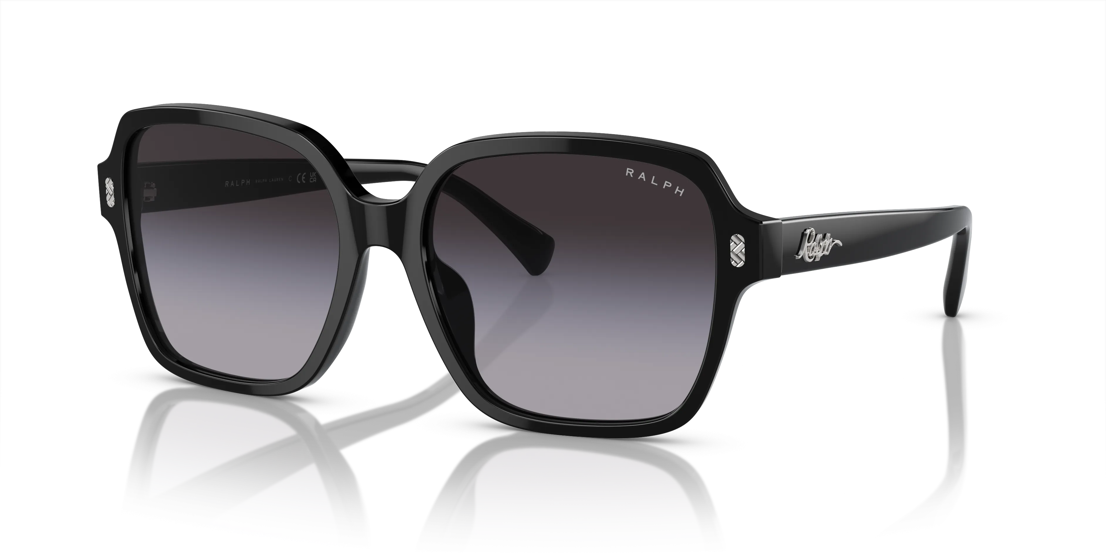 RALPH RA5304U L (57  16)  WITH GRIJS LENSES AND ZWART FRAME