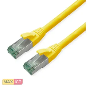 Roline ROLINE Recycled Material 21.45.3222 netwerkkabel Geel 2 m Cat6a S/FTP (S-STP)