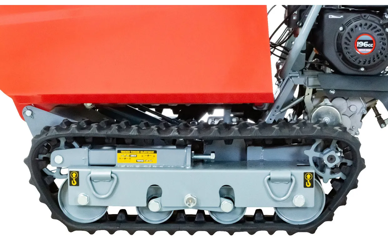 Rupsdumper kipbak 600kg met trapklimfunctie 6,5pk 4 snelheden Torros