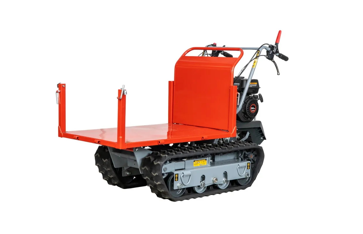 Rupsdumper vlakke kipbak 600kg 6,5pk 4 snelheden  Torros