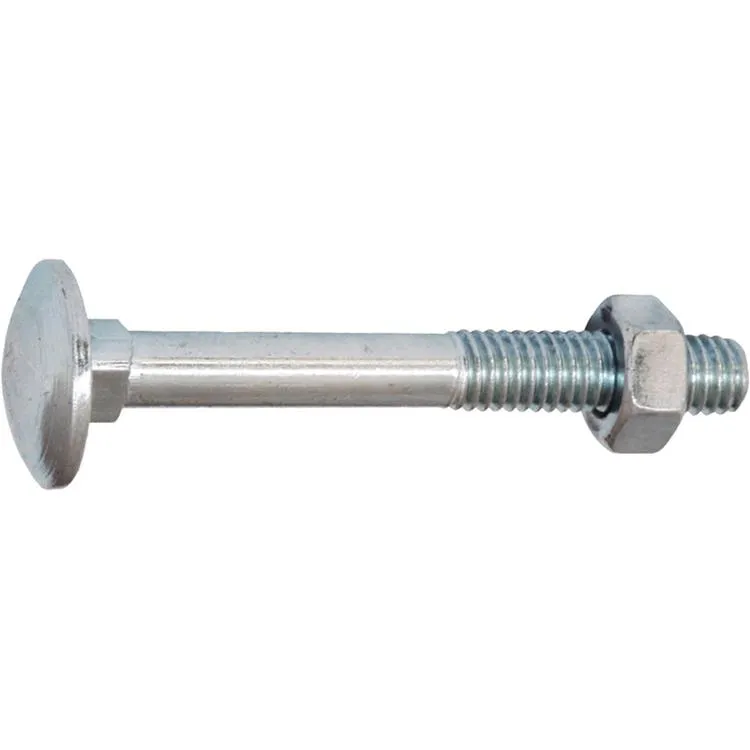 SLOTBOUT  M5 X 25 MM  DIN603/555  VERZINKT (200 STUKS)