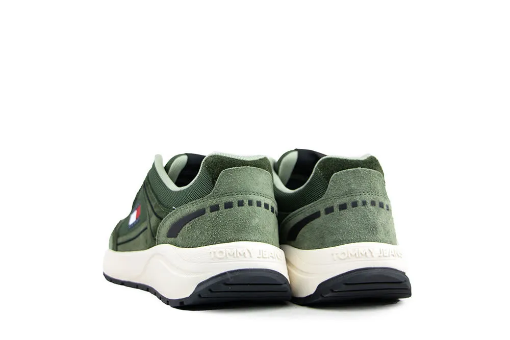 Tommy Hilfiger Runner Mix Material Deep Woods