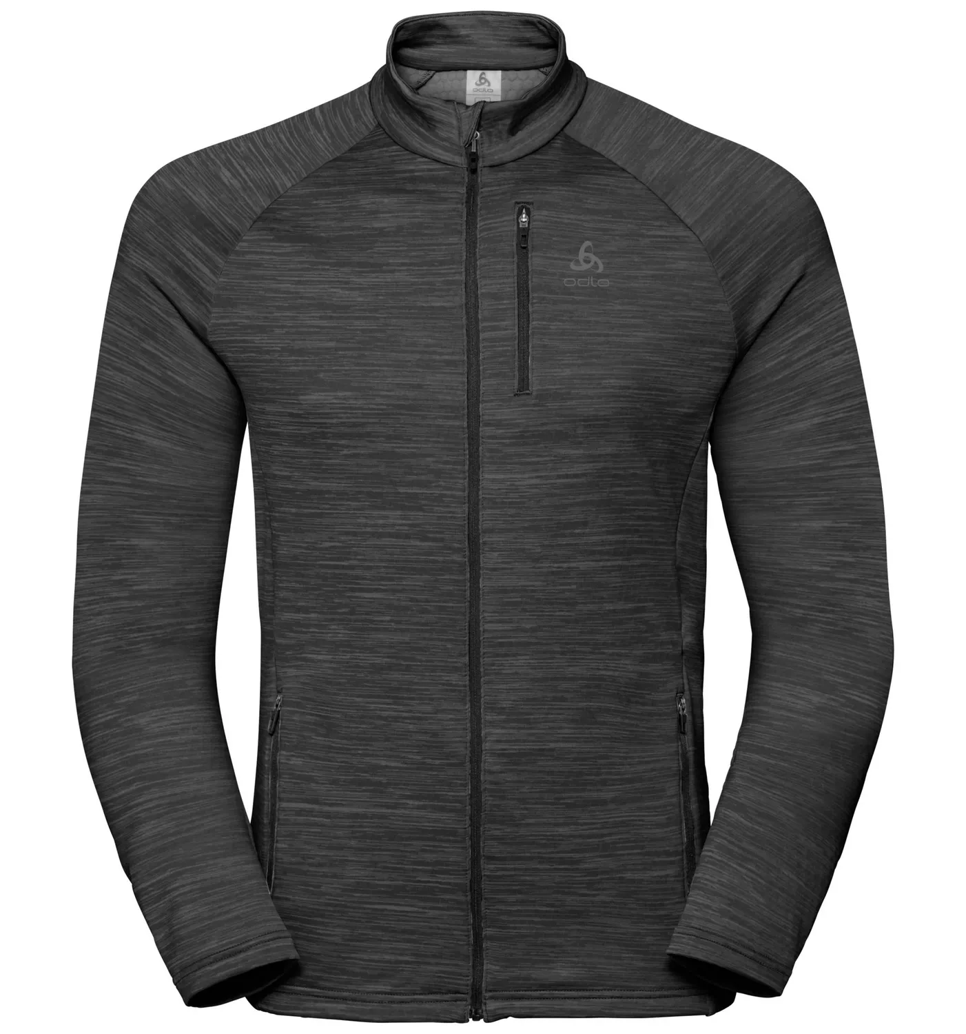 Vest Odlo Men Midlayer Full Zip Mythen Black
